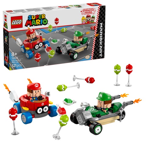 LEGO SUPER MARIO Baby Mario VS Baby Luigi (In box 35x19cm)…x3